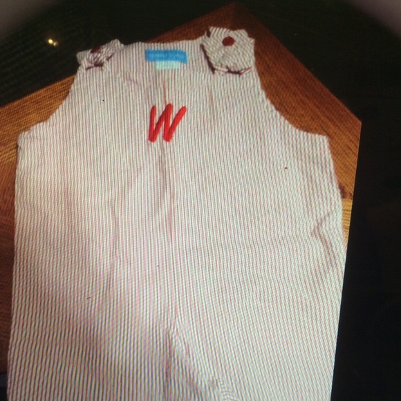 Monday’s Child boys 4T Shortalls With “W” initial - Picture 1 of 4